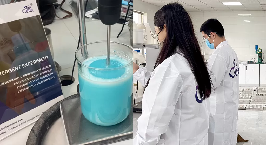 Celix Cellulose HPMC PM-Pro-75US는 액체 세제 배합에서 크리스탈 투명도와 안정성을 보장합니다.