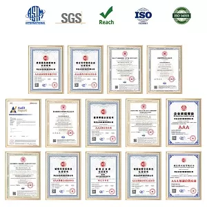 SGS, ISO 및 Reach 인증